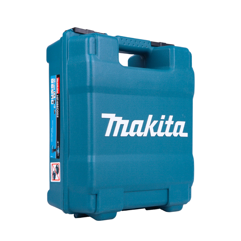 Дрель-шуруповерт Makita HP488D002, аккумуляторная, ударная,18В, 13мм, 42/24Нм, 2x1,5Ач, з/у в Александрове