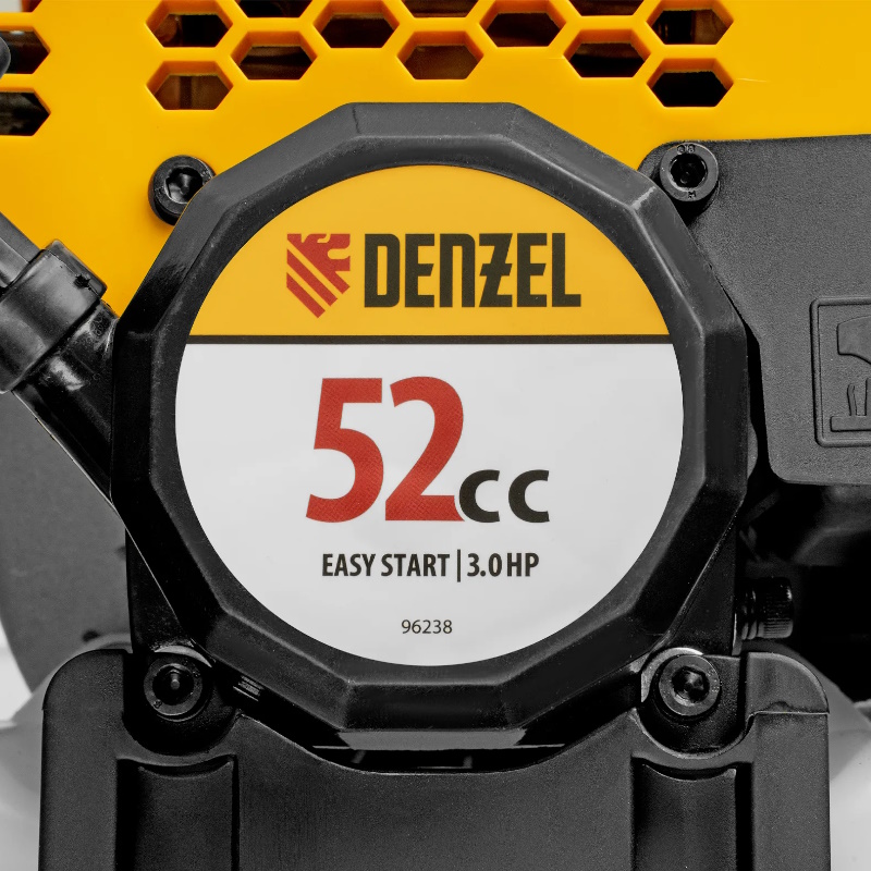 Триммер бензиновый Denzel DGT-520 96238, 52 см3, 3 л.с., неразъемная штанга, состоит из 2 частей в Ярославле