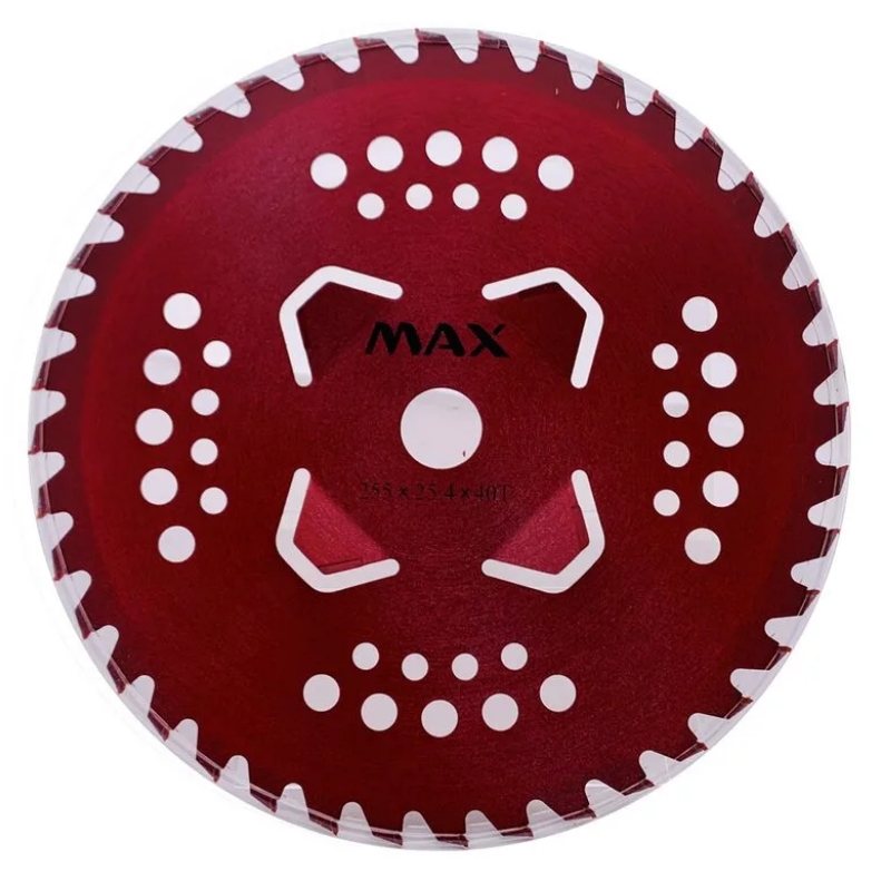 Нож для триммера Макстул "MAX" B0229D, 255*25.4*40 Зуб. красный победитовый в Череповце