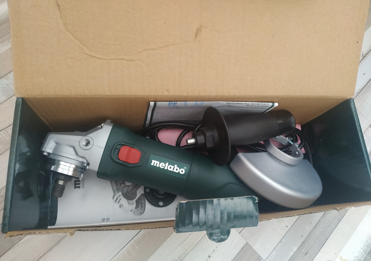 Угловая шлифмашина (болгарка) Metabo W 650-125 603602010, 125 мм, 650 Вт в Муроме