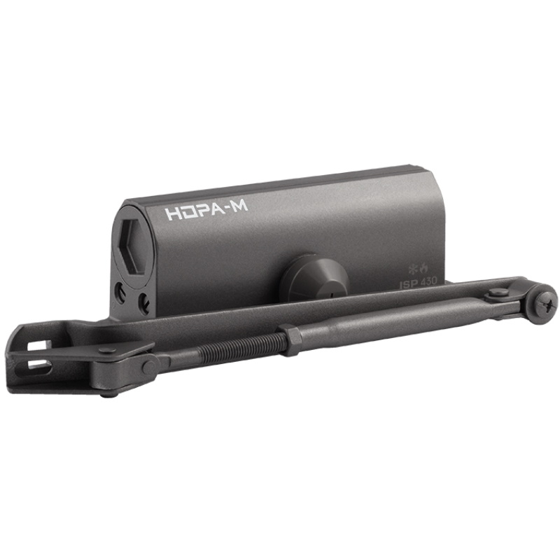 Доводчик дверной Нора-М ISPARUS 430 16818, от 50 до 120 кг, графит в Рыбинске