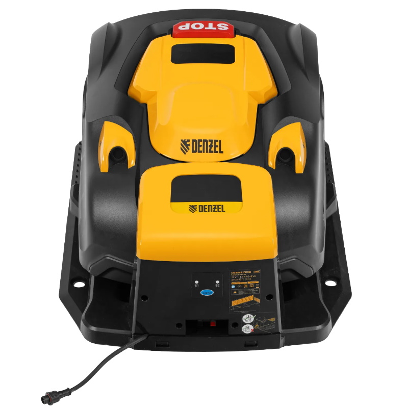 Робот-газонокосилка Denzel Grass Master 1000 58955, ультразвуковой датчик, 3 Ач, LCD дисплей, Wi-Fi в Александрове