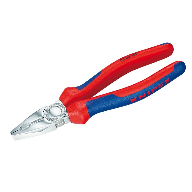 Плоскогубцы комбинированные Knipex KN-0305180, хромированные, 180 мм в Костроме