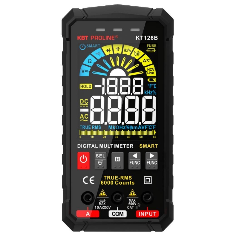 Мультиметр цифровой КВТ KT 126В 86329 серия PROLINE 3836₽