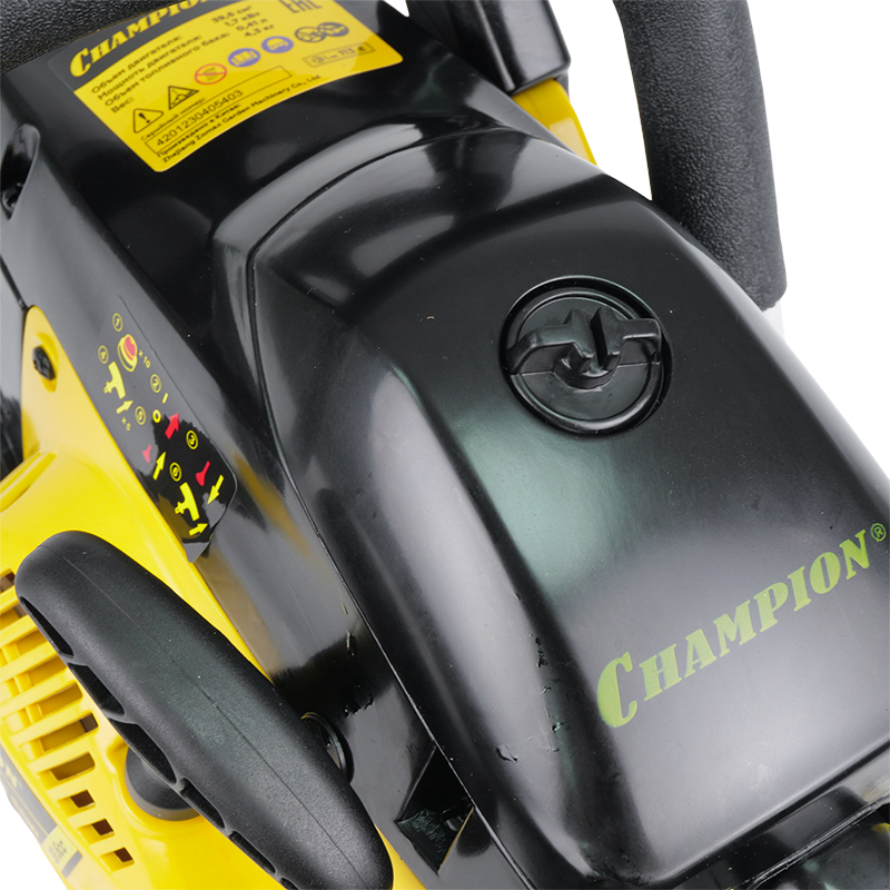 Бензопила Champion 240-16"-3/8-1.3-56, масло для цепи, свеча зажигания, цепь в подарок