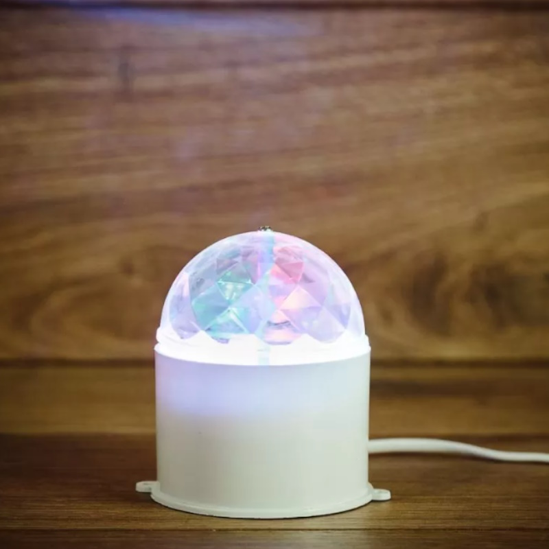 Лампа светодиодная Neon-Night "Диско" 601-252 305405, 6 Вт, шар, 3LED, IP20, в компактном корпусе в Угличе
