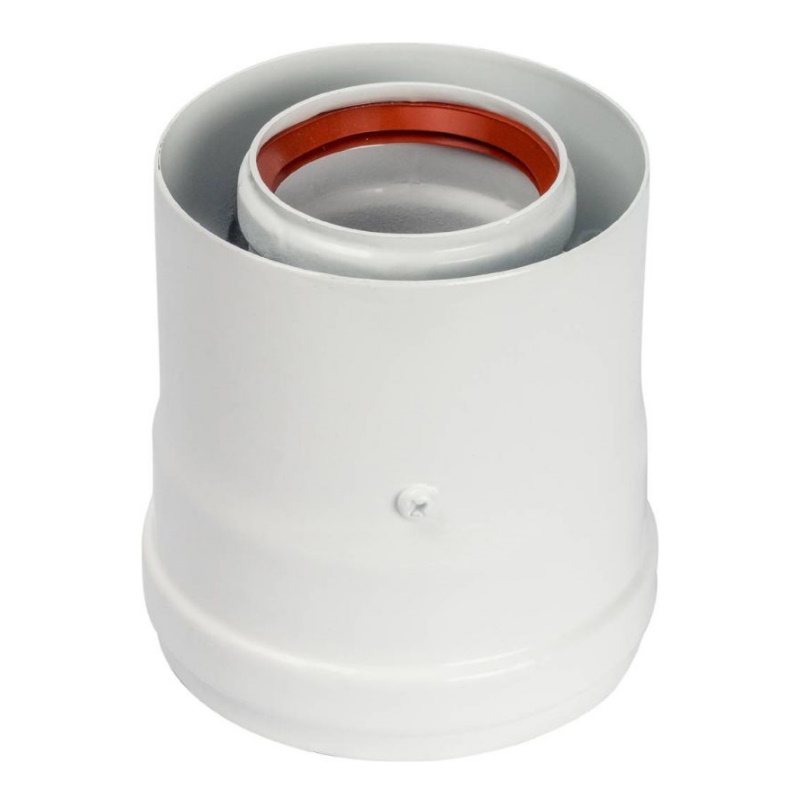 Элемент дымохода DN60/100 адаптер для котла Stout SCA-6010-210100 вертикальный коаксиальный в Вологде