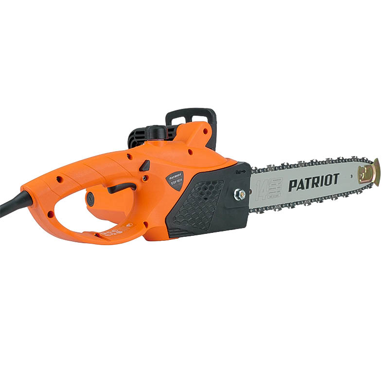 Электрическая цепная пила Patriot ESP 1614 220301614 (длина шины 14 дюймов, скорость цепи 12.6 м/с, 52 звена) в Рыбинске