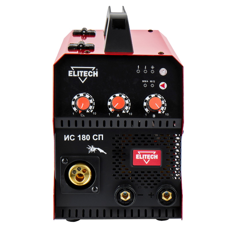 Инвертор Elitech ДМ ИС 180 СП 204754, MIG/MAG, 220В, 5.2 кВт, 30-180A(MIG), 20-180А(MMA) в Череповце
