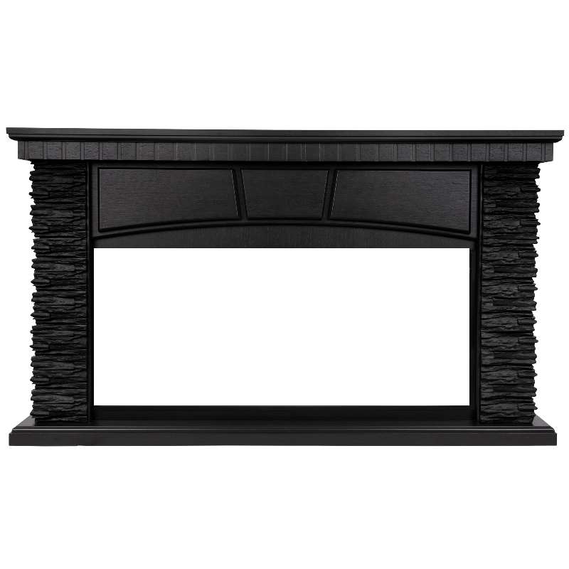 Портал Firelight Porto 42/40/36 камень черный шпон венге, НС-1672697 в Муроме