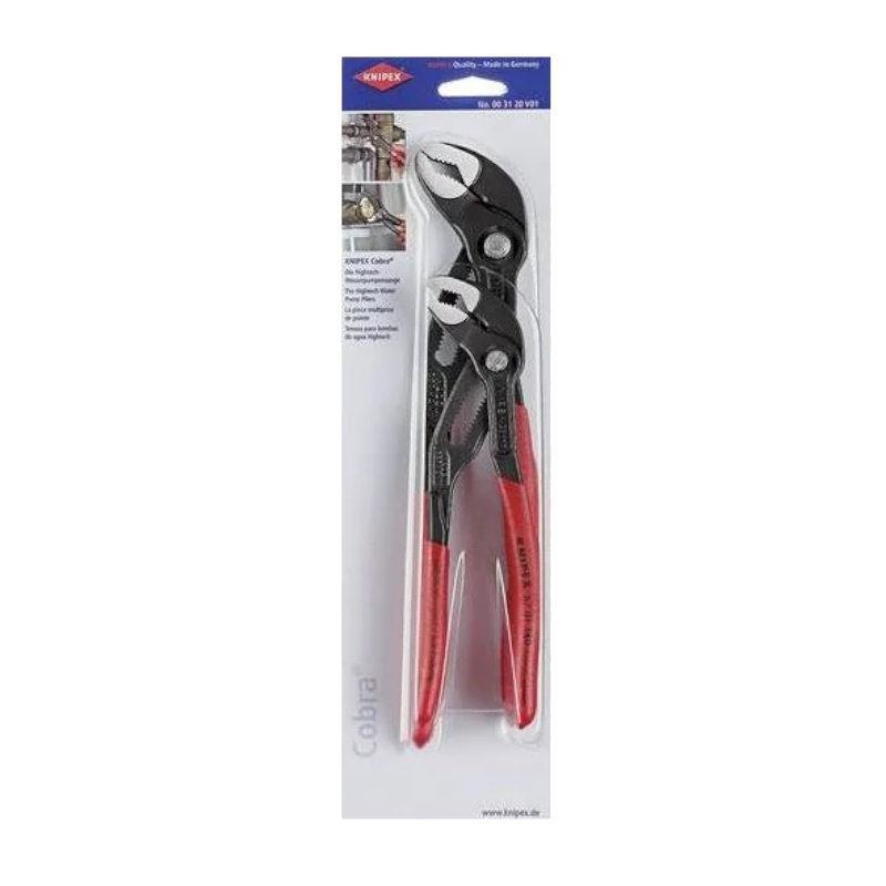 Набор клещей переставных Knipex Cobra KN-003120V01, 2 предмета, KN-8701180/250 в Иваново