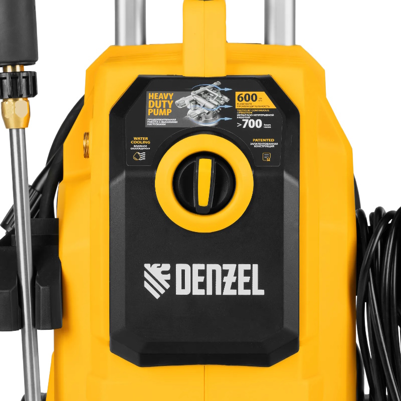 Мойка высокого давления Denzel K 50 Power 58271, 150 бар, 2100 Вт, 600 л/ч, асинхронный двигатель в Угличе