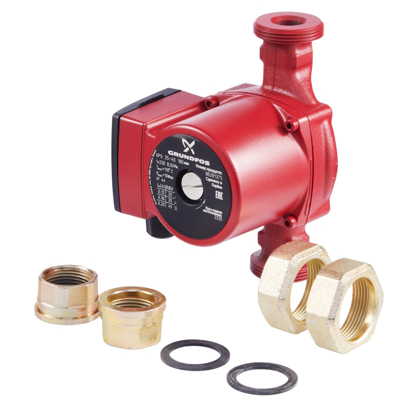 Насос циркуляционный Grundfos UPS 25-40 НС-0027460