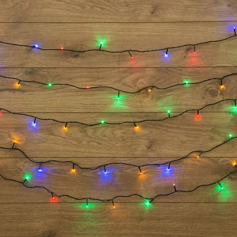 Гирлянда светодиодная Neon-Night "Твинкл Лайт" 303-019 403689, 4м, 25LED, мульти, с контроллером, 8 режимов в Туле