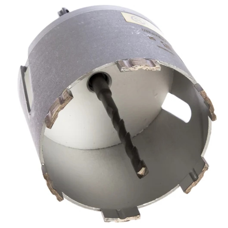 Коронка алмазная по бетону Hilberg Laser HM211, 112 мм  в Угличе