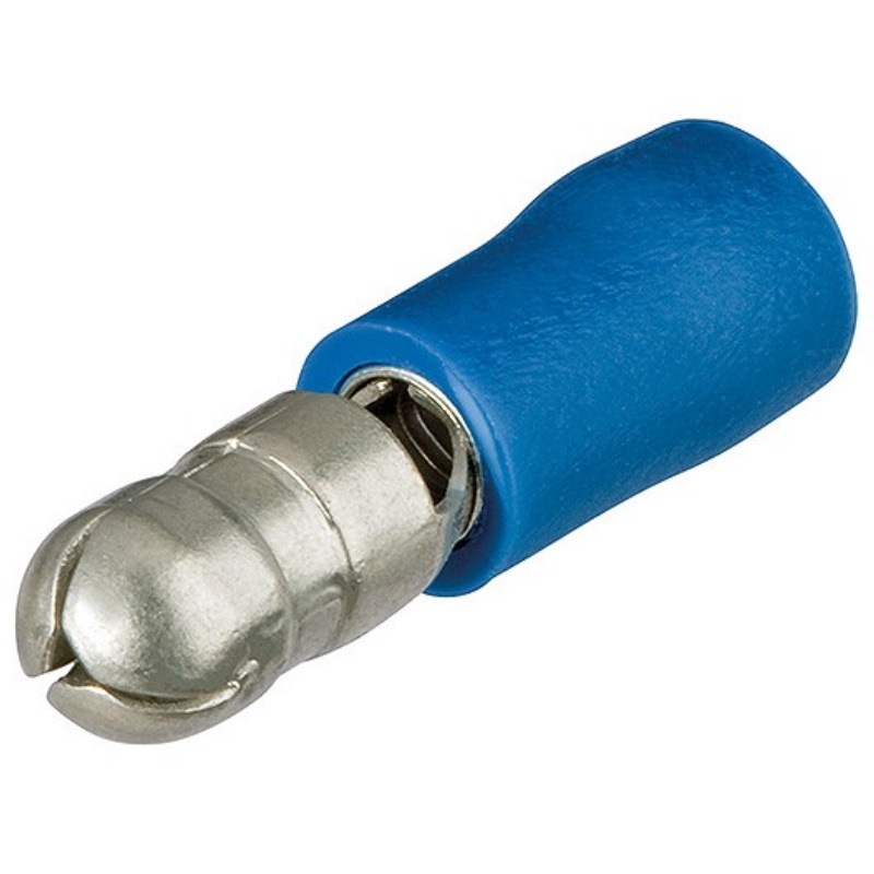 Штекеры круглые, изолированные Knipex KN-9799151, синие, Ø 5 мм, 1.5-2.5 мм², 100 шт в Муроме