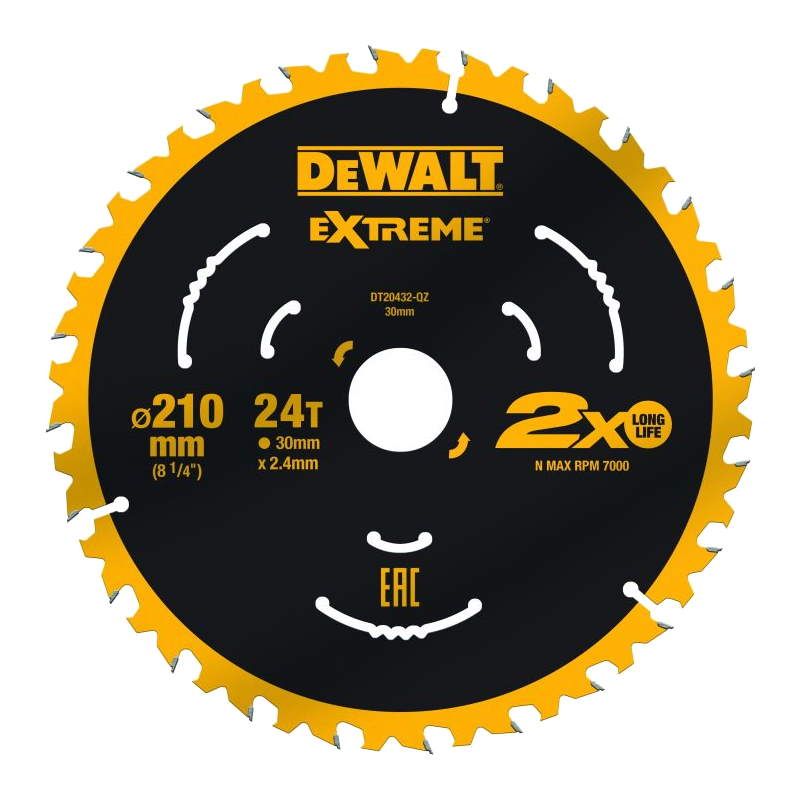 Пильный диск DeWalt DT20432-QZ, 210x30 мм, 24T ATB7 в Муроме