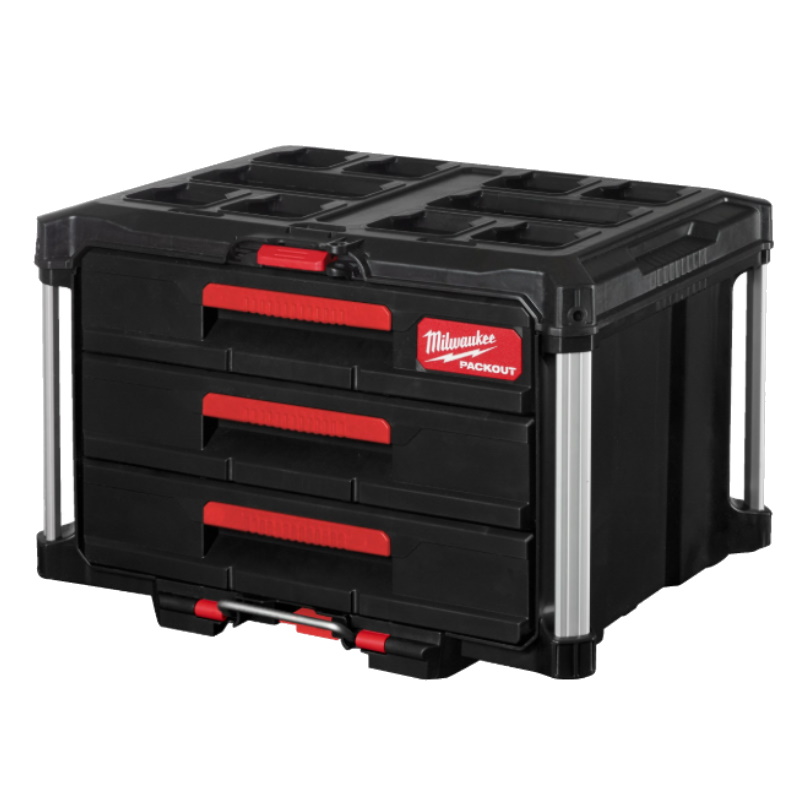 Ящик Milwaukee PACKOUT 4932472130, с 3-мя выдвижными отсеками  в Туле