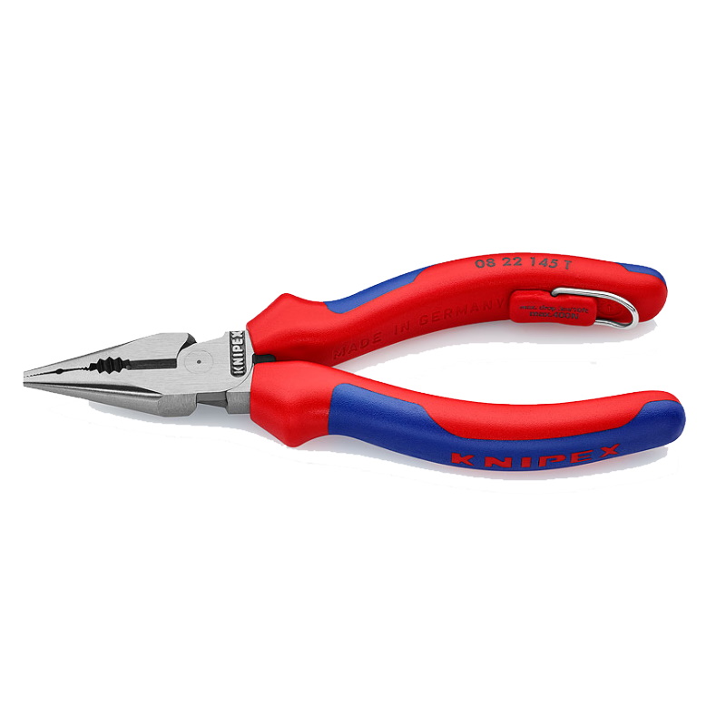 Плоскогубцы комбинированные Knipex KN-0822145T, остроконечные с удлинёнными губками, 145 мм, фосфатированные в Муроме