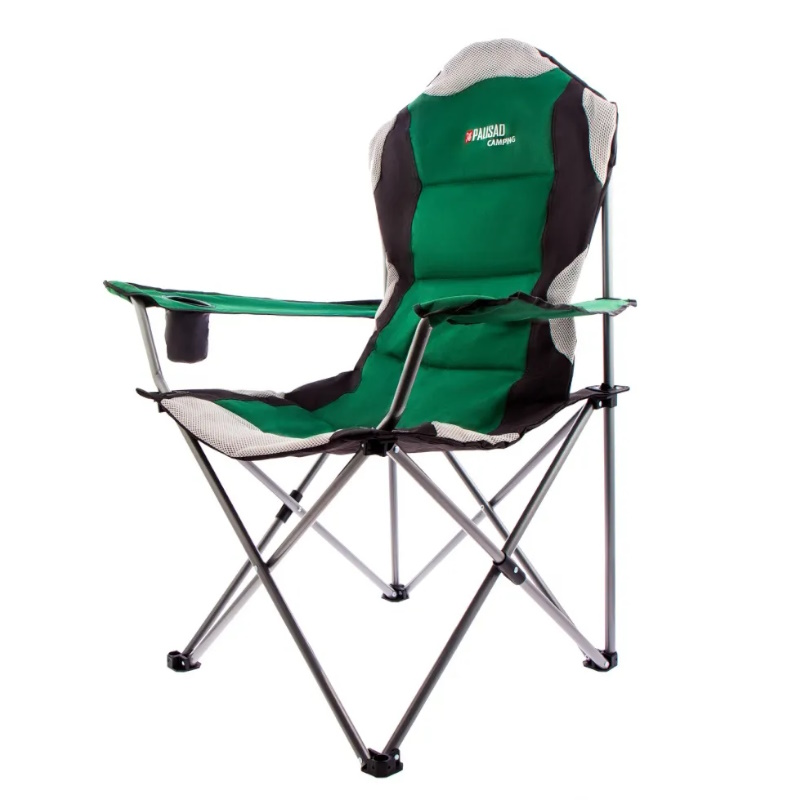 Кресло складное Palisad Camping 69592, с подлокотниками и подстаканником, 60x60x110/92 см в Иваново