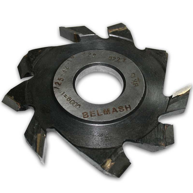 Пазовая фреза с подрезающими зубьями Belmash, 125х32х10 мм
