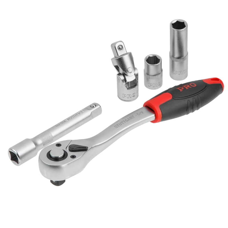 Набор головок и бит Pro Startul Stuttgart PRO-108S, 108 предметов, 1/4", 1/2" в Переславле