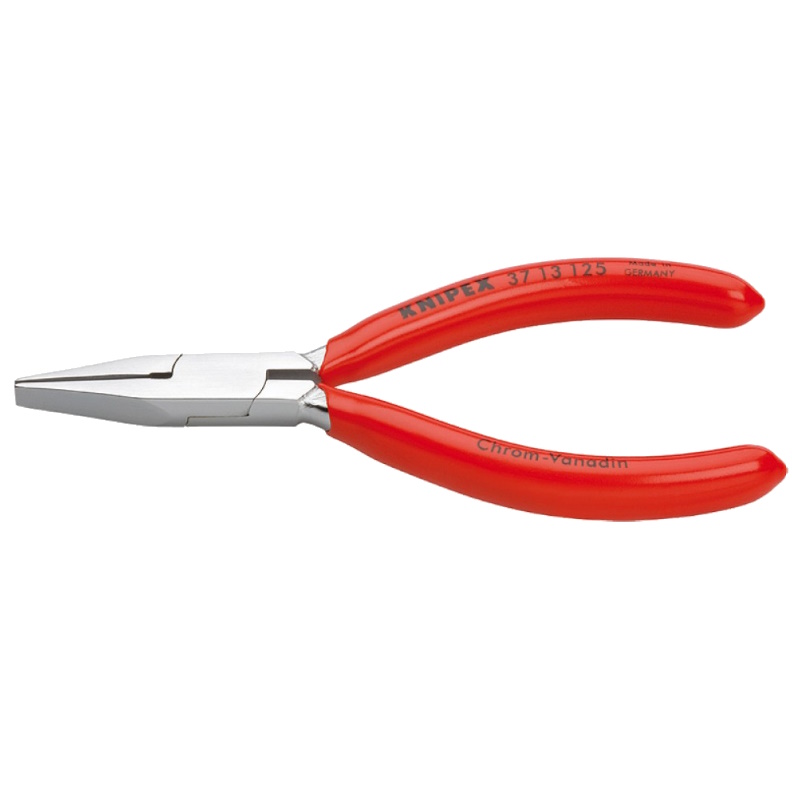 Плоскогубцы захватные Knipex KN-3713125 прецизионные плоские широкие губки 125 мм хром обливные ручки 4903₽