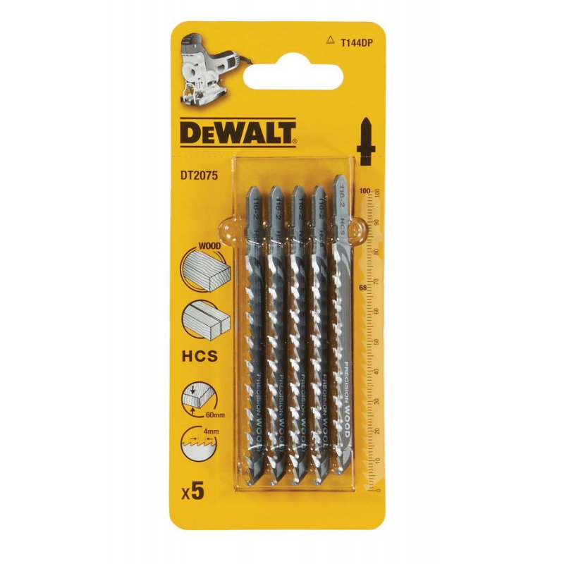 Пилка по дереву HCS DeWalt DT2075-QZ T144DP, 100х68х4.0х60 мм, 5 штук в Кинешме