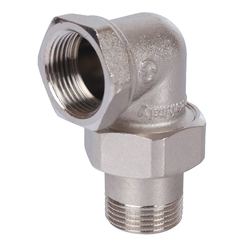 Американка угловая Stout SFT-0057-000034 ВН, 3/4", уплотнение под гайкой o-ring кольцо, никелированное в Переславле