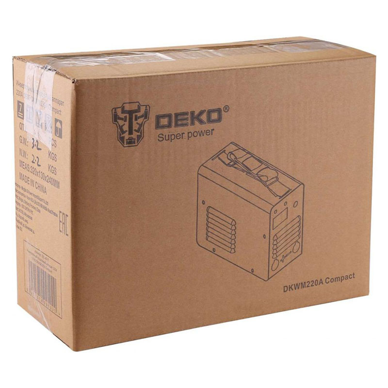 Инверторный сварочный аппарат Deko DKWM220A, 051-4677, Compact (220А)  в Костроме
