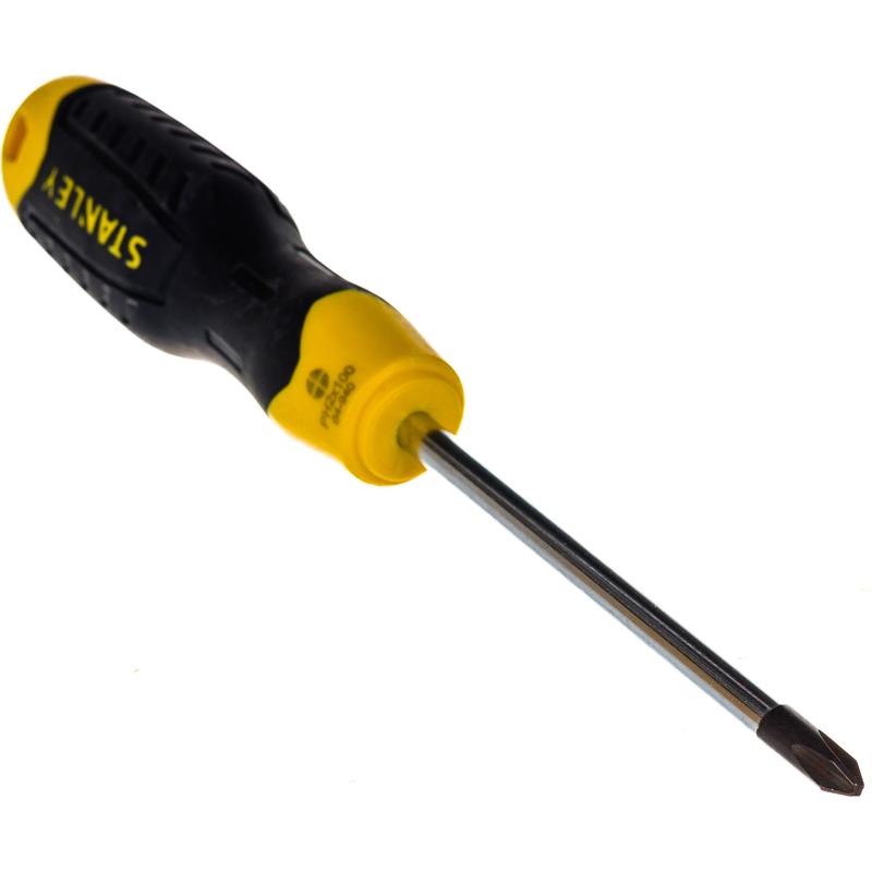 Отвертка крестовая Stanley Cushion Grip 064940, Ph2x100 мм