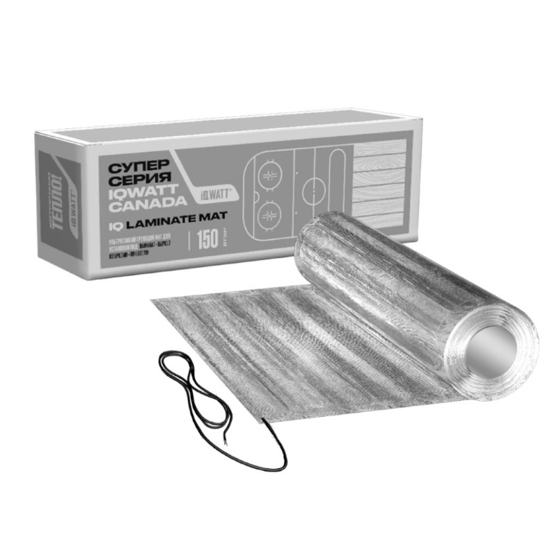 Греющий мат Iqwatt IQ LAMINATE MAT 01014 ультратонкий 100м2 22819₽