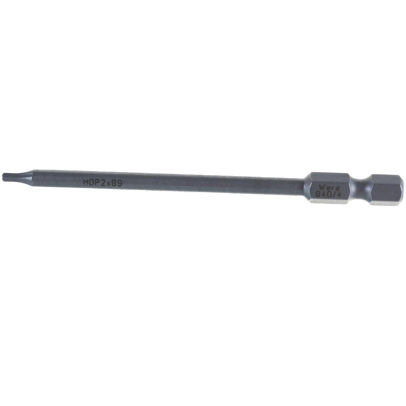 Бита Wera WE-059628 с внешним шестигранником HEX2 L89 мм 14 1840₽