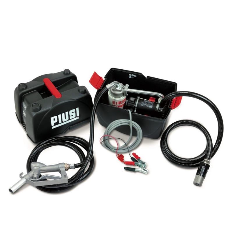 Мобильный комплект для перекачки ДТ Piusi Piusibox 12V PRO F0023101B, в ящике, механический пистолет, фильтр, 43 л/мин в Муроме