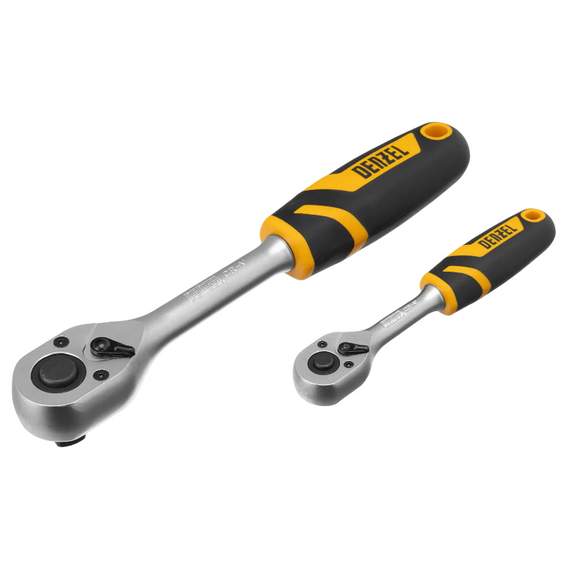 Набор инструментов Denzel 15803, 1/2", 1/4", CrV, S2, пластиковый кейс, 100 предметов в Твери