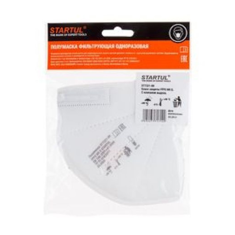 Респиратор Startul ST7321-09, складной, с клапаном, FFP2, NR D (до 12 ПДК) (индивидуальная упаковка) в Угличе