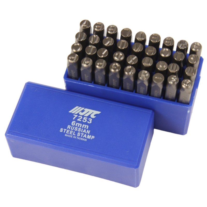 Клейма буквенные кириллица JTC JTC-7253 6мм HRC 60-2 DIN 1451 2840₽