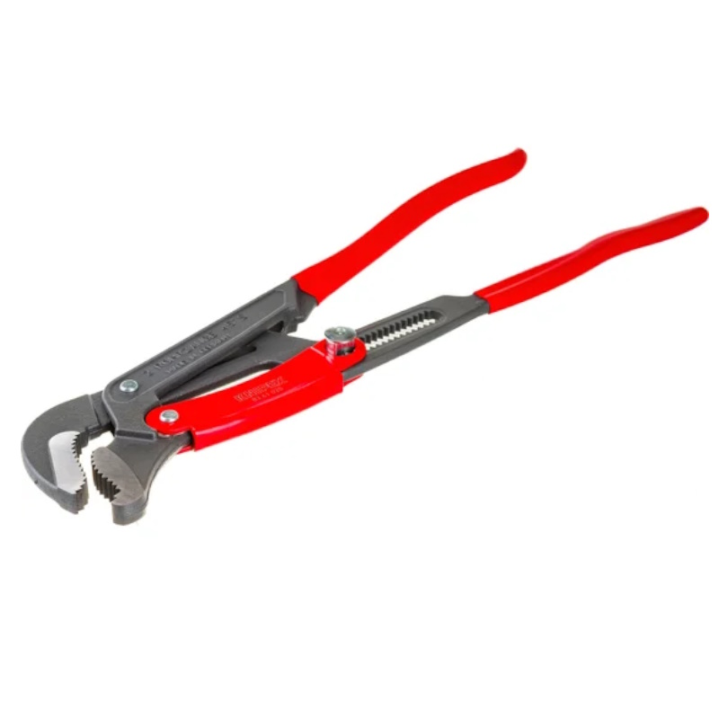 Ключ трубный Knipex KN-8361020, 2", S-образные губки, с быстрой регулировкой, зев 70 мм, длина 560 мм, серый во Владимире