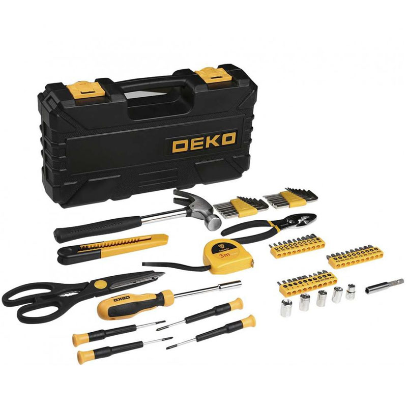 Набор инструментов для дома Deko DKMT62 PRO, 065-0213 (62шт.) в Костроме