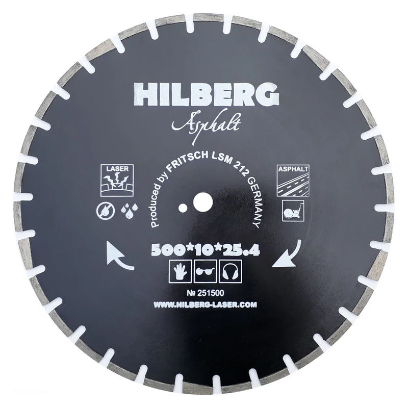 Диск алмазный отрезной по асфальту Hilberg Hard Materials Лазер HM311 500х254 21965₽