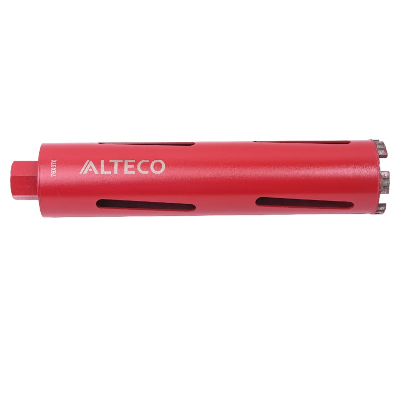 Алмазная коронка для сухого бурения Alteco ВТ 41359, 76*370