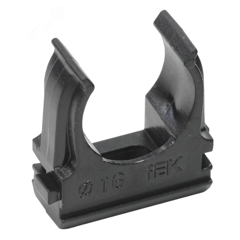 Держатель с защелкой IEK ELASTA CF16 CTA10D-CF16-K02-100 черный 4₽