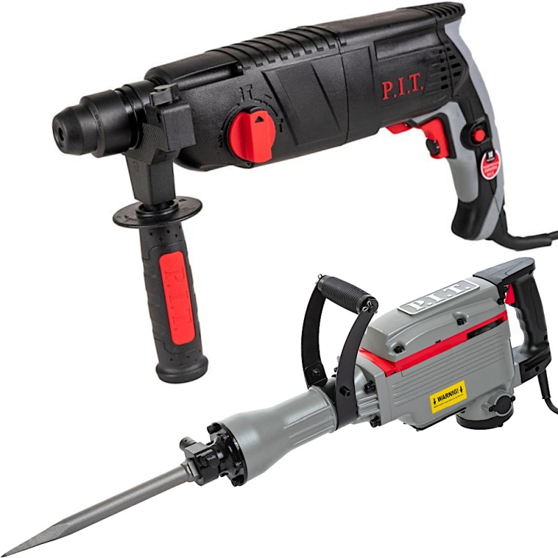 Промо-набор PIT GSH65-C4 отбойный молоток GSH65-C4 перфоратор PBH24-C Promo в подарок 16920₽