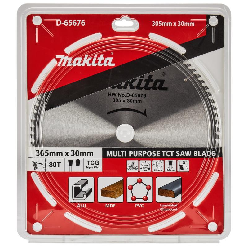 Пильный диск Makita D-65676 универсальный 305x30x2.8/2x80T в Муроме