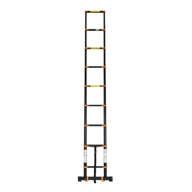 Лестница телескопическая Startul ST9931-051, 1-секционная, алюминиевая, 510 см, 13 ступеней, 13,5 кг, BLACK LINE в Александрове
