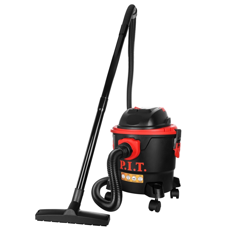 Пылесос строительный электрический PIT PVC15-C 1300Вт шланг3м бак15л сухаявлажная уборкафильтр 4582₽