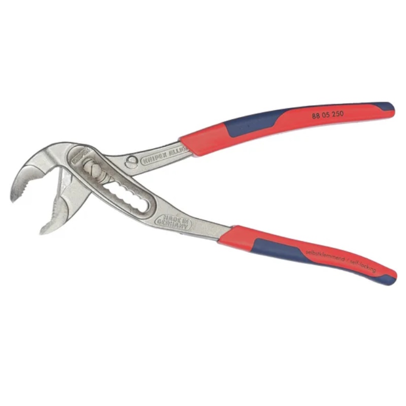 Клещи переставные Knipex ALLIGATOR KN-8805250, зев 50 мм, длина 250 мм, хром, 2-комп ручки