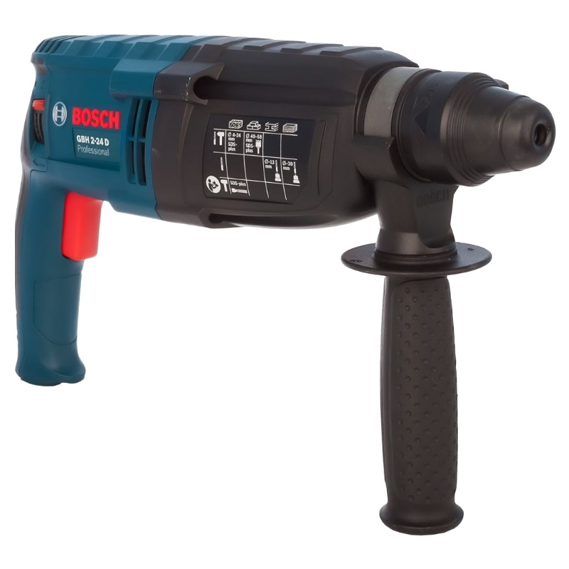 Перфоратор Bosch GBH 2-24 D 0.611.2A0.000 + буры 0.611.2A0.003 в кейсе, с защитной муфтой в Рыбинске