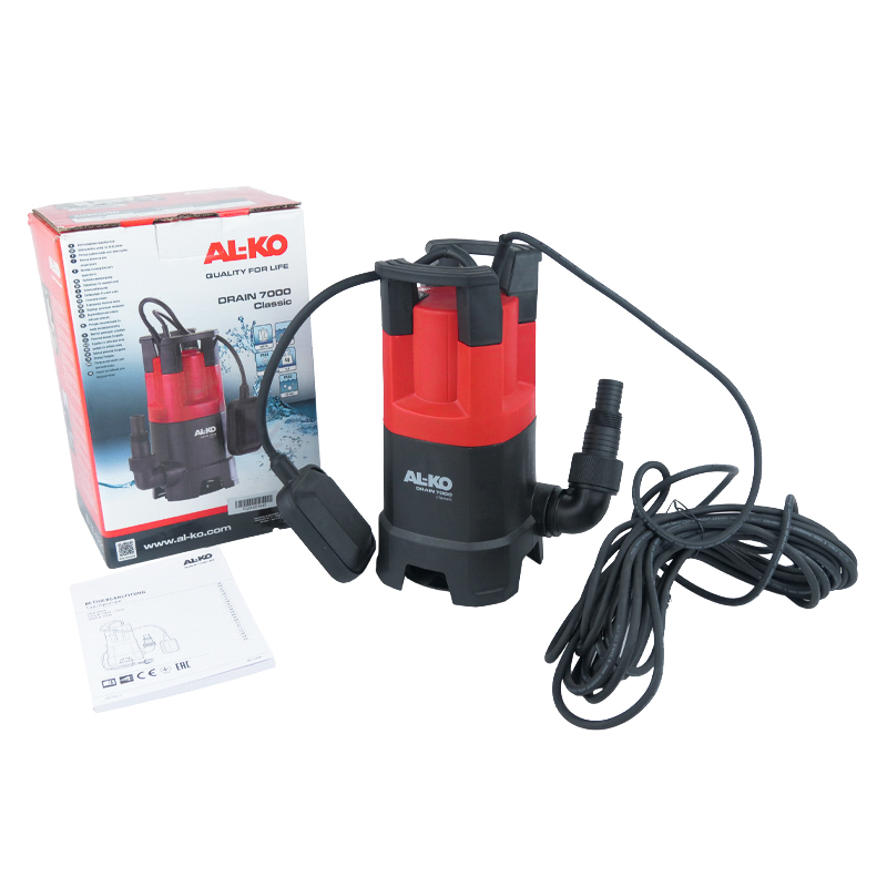 Дренажный насос для грязной воды Al-Ko Easy Drain 7000 Classic (диаметр твердых частиц 30 мм) во Владимире