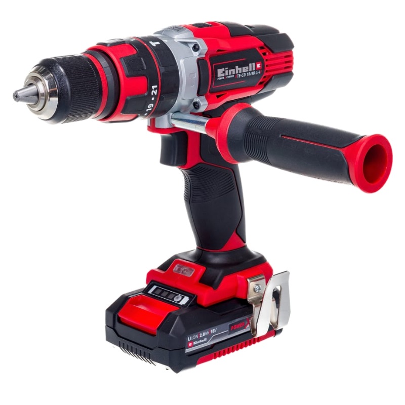 Дрель-шуруповёрт аккумуляторная ударная Einhell PXC TE-CD 18/48 Li-I (2x2,0Ah) 4513935 в Иваново